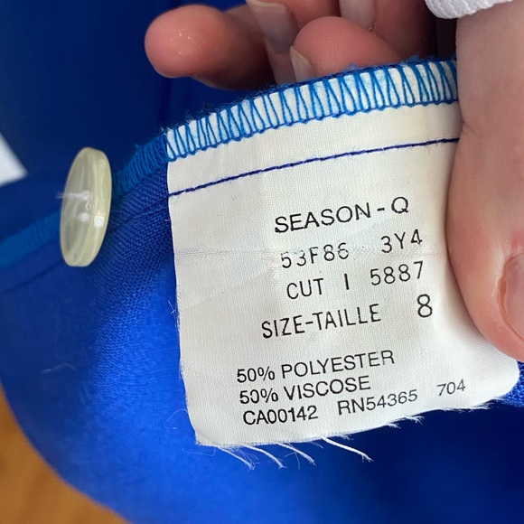 Vintage Clasile Blue Blazer - Picture 3 of 14